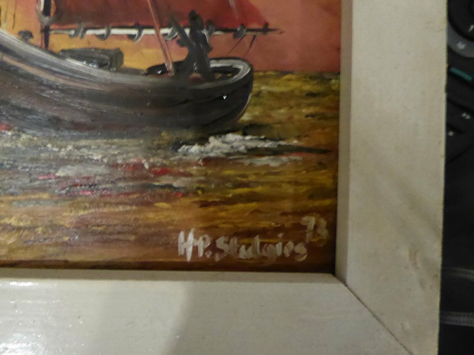 Maritime Ölgemälde Kunst diverser Künstler aus Auflösungen in Mölln