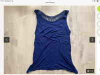 Trägertop mit Spitze Blue Motion blau Größe 40/42 Hessen - Pohlheim Vorschau