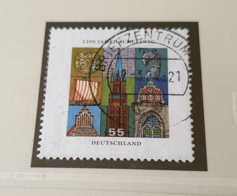 25 BRIEFMARKEN DEUTSCHLAND 2004 GESTEMPELT in Rodewald