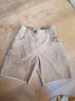 Lederhose Echtleder kurz beige landhausmode 34 natural life Bayern - Rosenheim Vorschau