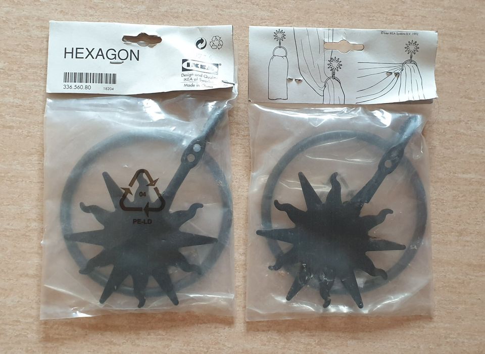 Vorhanghalter "Sonne" – originalverpackt "Hexagon von IKEA" in Bingen