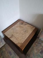 Holz Tisch mit Steinplatte 80 x 80 x 39 cm Bayern - Wendelstein Vorschau