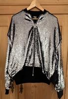 Neu: REVIEW x GNO - Jacke mit Paillettenbesatz in silber, Gr. L Nordrhein-Westfalen - Hilden Vorschau