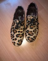 TENACE Schuhe Halbschuhe Schnürschuhe Fell Leder Leopardmuster 37 München - Schwabing-Freimann Vorschau