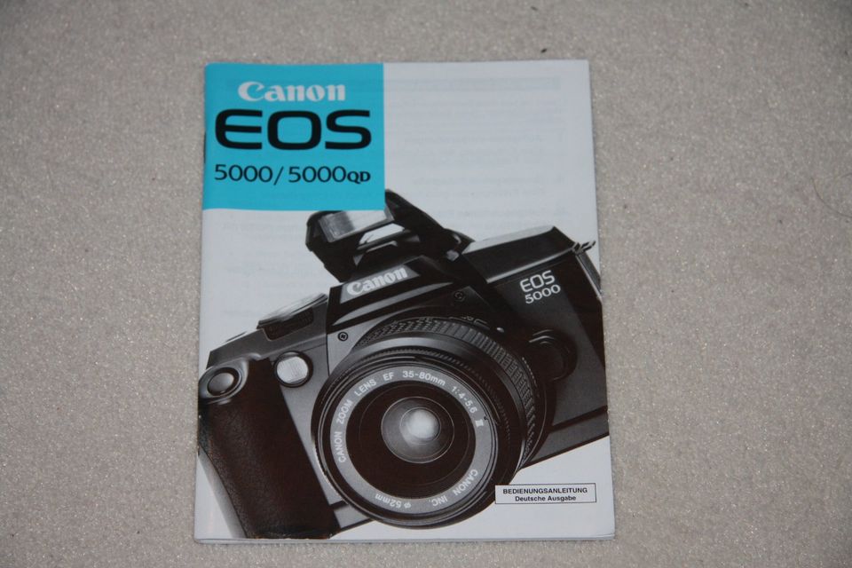 Bedienungsanleitung zur analogen Canon EOS in Dortmund