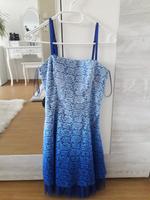 Festliches Kleid Gr. S / M Blau / Weiß Weise – mit Jäckchen Brandenburg - Wittenberge Vorschau