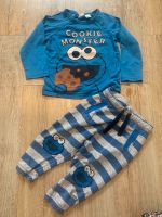 Krümelmonster Longsleeve Pulli, Hose Set 86 unisex Sesamstraße Saarland - St. Wendel Vorschau