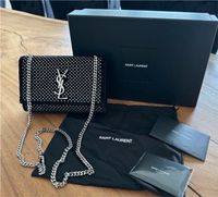 Saint Laurent Kate schwarz Samt Glitzer Silber Fullset neu Hessen - Kelkheim Vorschau