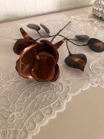 Rose aus Kupfer - Metallrose - Handarbeit Sachsen - Tharandt Vorschau