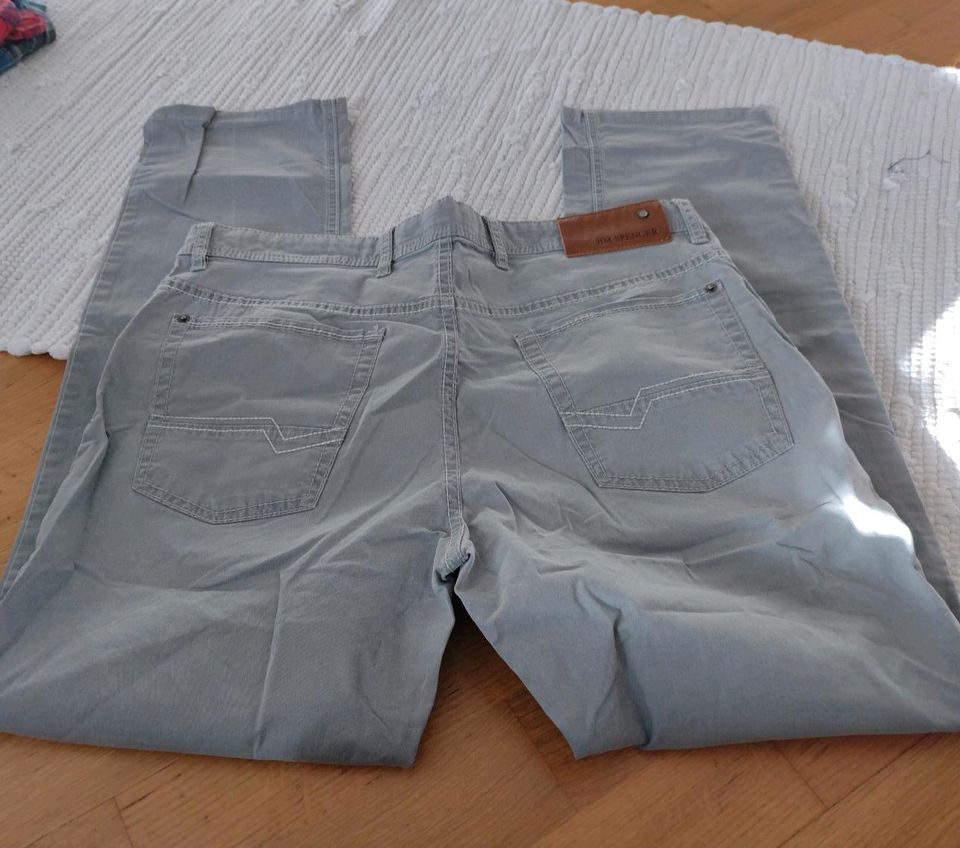 ❤️Hose Jeans Herren Jim Spencer 26  52 Kurzgröße grau⭐ in Bautzen