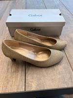 Gabor Damen Pumps Effekt Metallic Krummhörn - Upleward Vorschau
