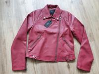 NEU_"Pepe Jeans"_Leder Jacke_Rubin rot_Gr. S_NEU+Etikett Niedersachsen - Wolfsburg Vorschau