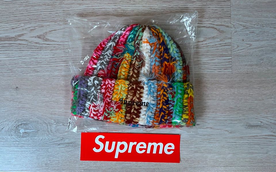 Supreme Hand Tied Beanie Multicolor