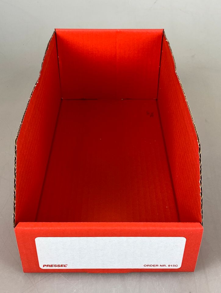 500 Stk. Rot Lagersichtboxen 285 x 147 x 108 mm, Restposten Paletten Großhandel für Wiederverkäufer in Tanna