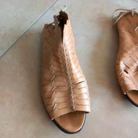 Sandalen vintage hellbraun zu verkaufen Niedersachsen - Haselünne Vorschau