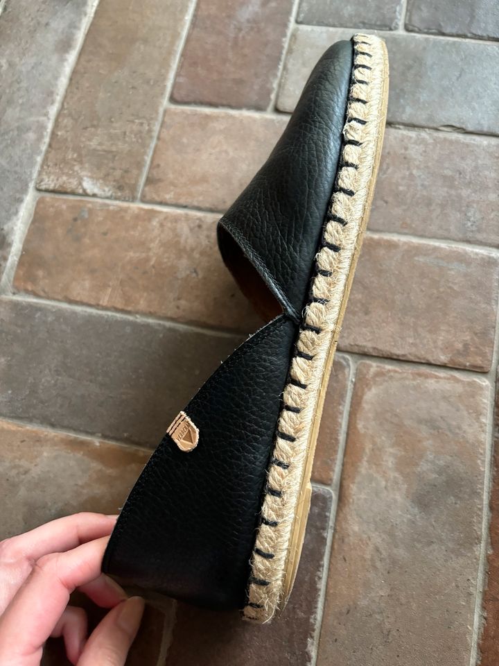 VERBENAS Espandrilles Schuhe Sommer Loafer 40 Echt Leder blau in Lübeck