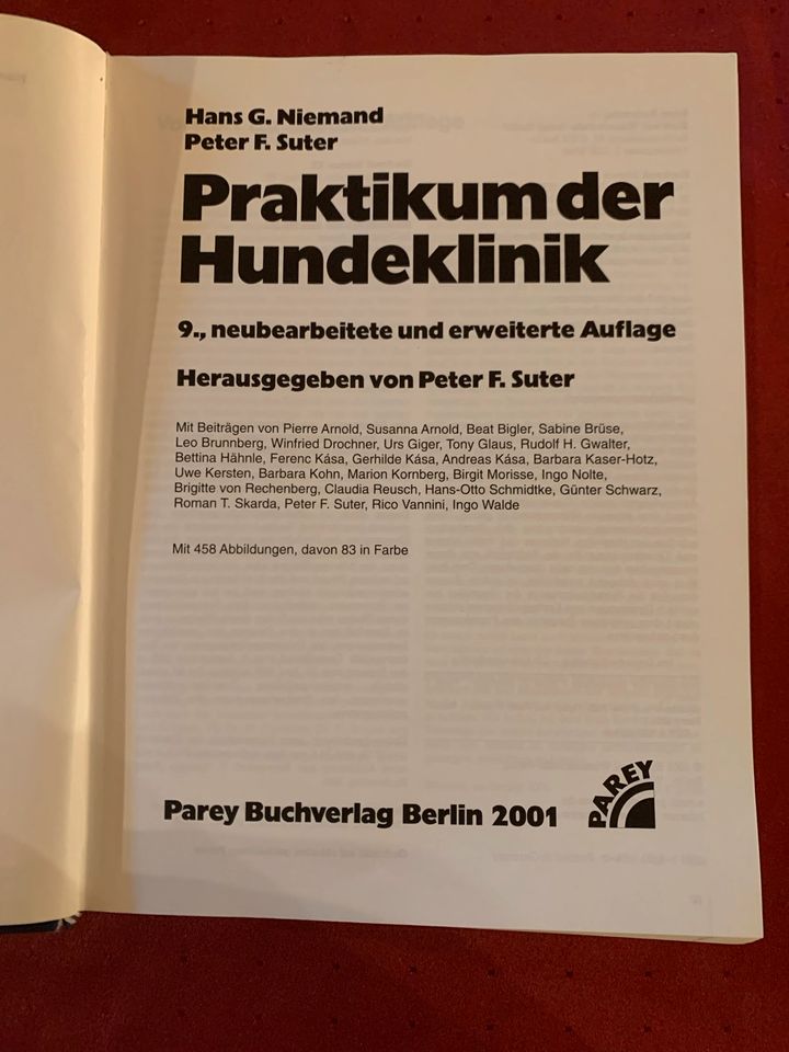Praktikum der Hundeklinik Fachbuch Lehrbuch in Angermünde