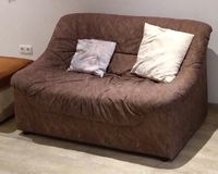 Sofa, 2sitzer, Microfaser, braun gemustert Hessen - Bad Endbach Vorschau