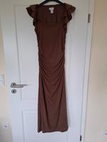 schickes braunes langes Kleid / Abendkleid Gr. 38 Hessen - Schotten Vorschau