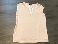 Comma Damen Bluse Shirt Gr 38 Beige Kurzarm Niedersachsen - Edewecht Vorschau