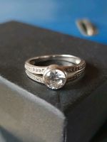 Neu!Silberring Ring Silber 925 Gr.18 Monitor Zirkonia in weiß Bielefeld - Sennestadt Vorschau