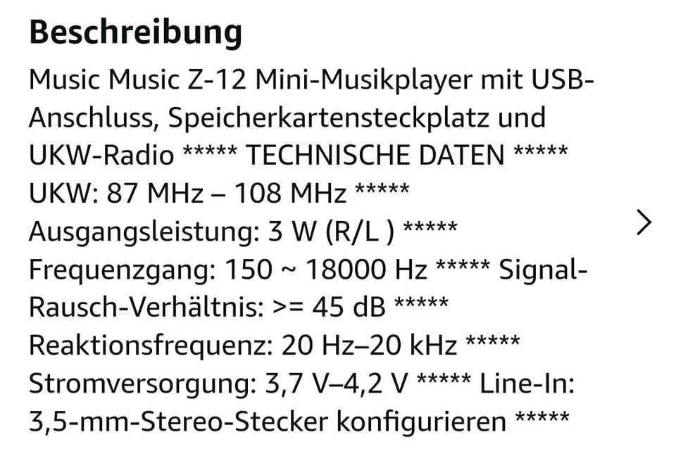 Lautsprecher  - Z12 Minilautsprecher in Rötha