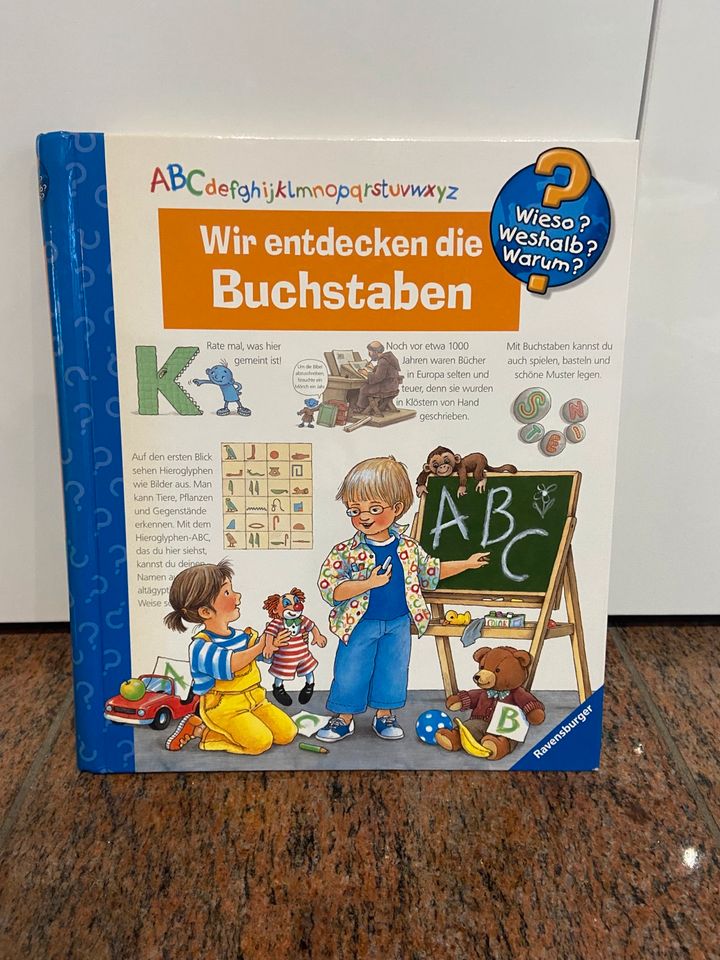 Wieso? Weshalb? Warum? Buchstaben in Essen