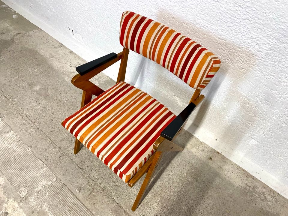 Stuhl 50er Mid Century restauriert Sessel Lounge Chair antik in München