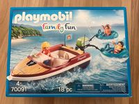 Playmobil Family Fun - Sportboot mit Fun-Reifen (70091) Hessen - Bad Nauheim Vorschau