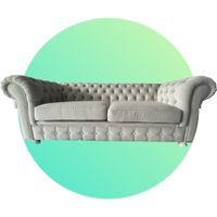 Sofa chesterfield grau Wandsbek - Hamburg Bramfeld Vorschau