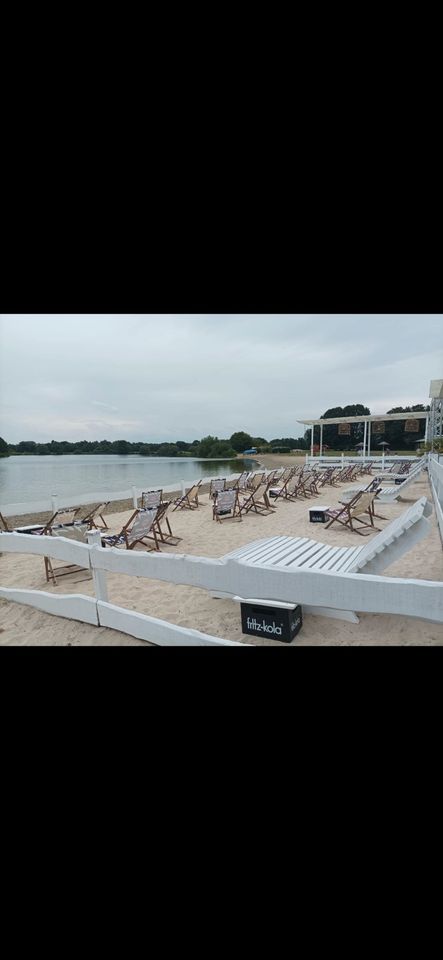 Campingplatz am Hartenbergsee mit Wohnwagen auf Pachtland in Goldenstedt