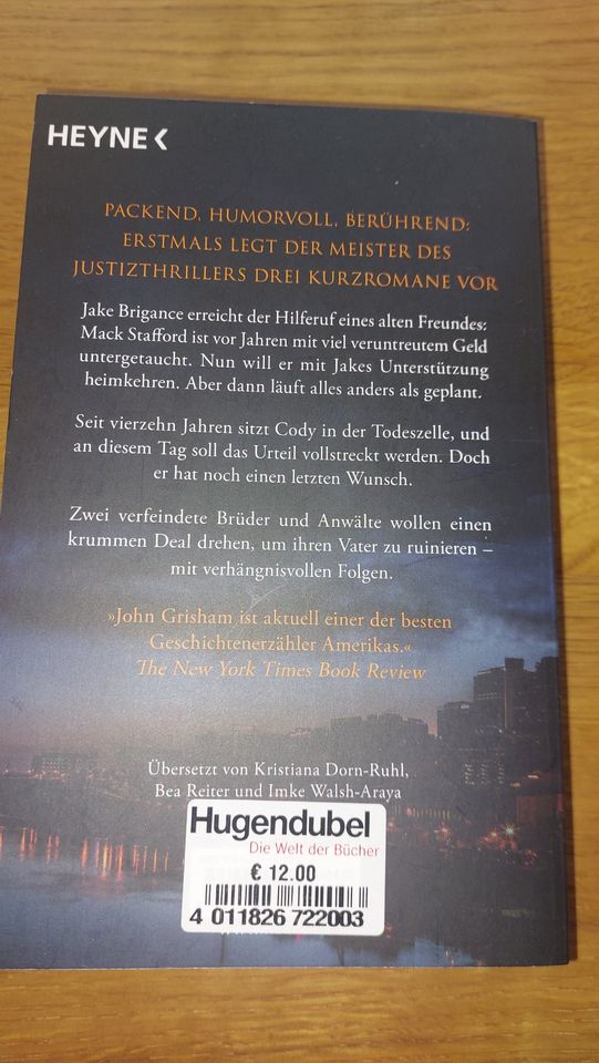 John Grisham TB " Die Heimkehr" in Braunschweig