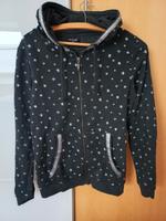 Sweatjacke anthrazit schwarz silber Sterne Pailletten Gr. 38 Nordrhein-Westfalen - Werne Vorschau