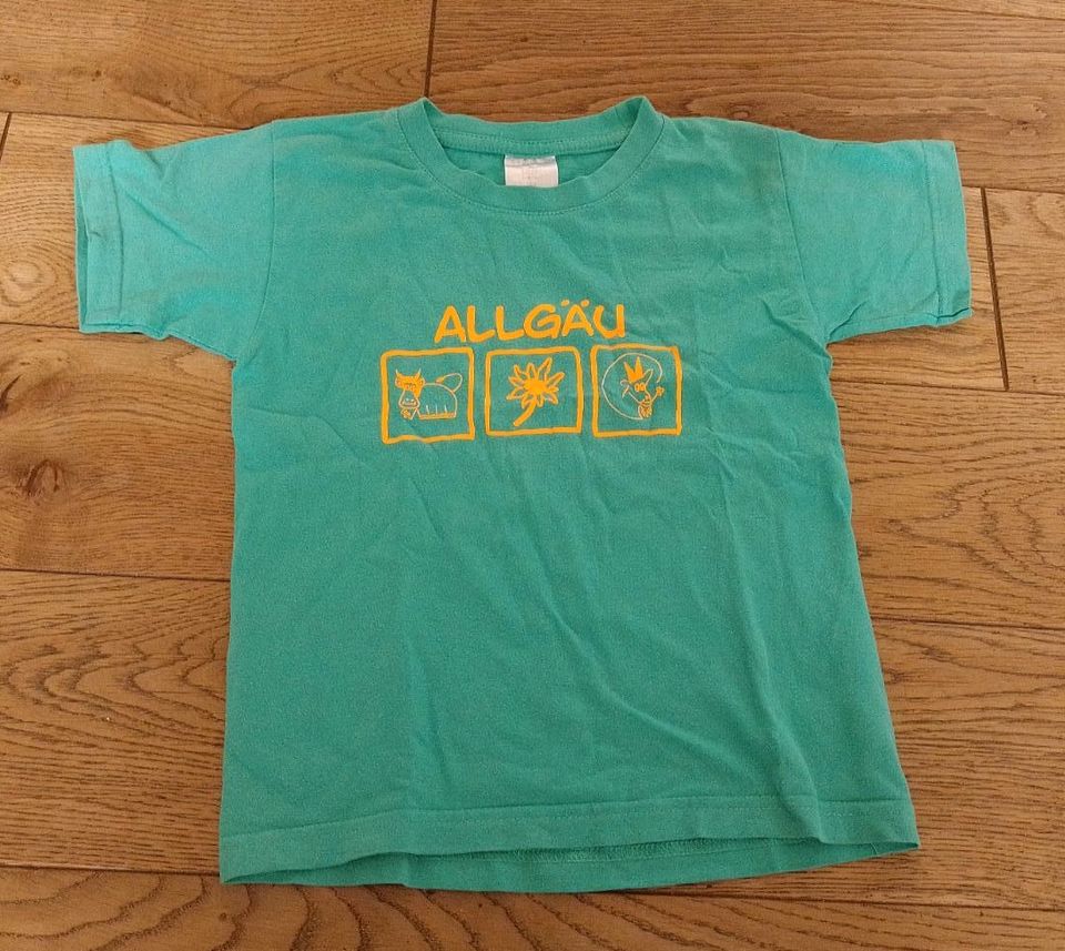 T-SHIRT Allgäu in türkis 110/116 5-6 Jahre in Pulheim