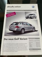 VW Golf V 5 Variant Katalog Prospekt Sportline 2007 Niedersachsen - Braunschweig Vorschau