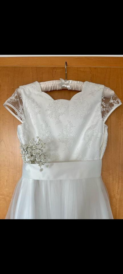 Kommunionkleid, Kleid für Hochzeit, Blumenmädchenkleid - Gr. 164 in Sandberg