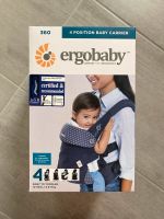 Ergobaby 360 Babytrage Trage dusty blue blau Niedersachsen - Vechelde Vorschau