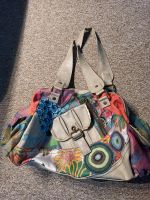 Desigual Handtasche bunt und Glitzer Shopping Tasche Sachsen-Anhalt - Quedlinburg OT Gernrode Vorschau