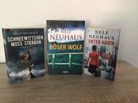 3 Bücher von Nele Neuhaus Böser Wolf - Unter Haien -Schneew Essen - Huttrop Vorschau