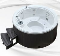 XXL Luxus LED Whirlpool 208x208 rund SPA Hot Tub+Ozon Outdoor+Ind Bayern - Hofkirchen Vorschau