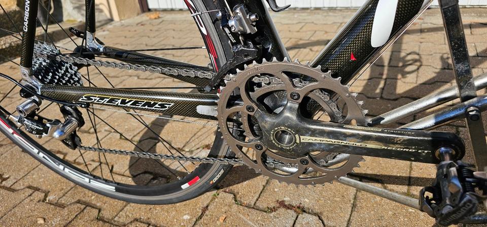 Rennrad STEVENS Carbon mit Campagnolo Record RH 54 in Leinzell