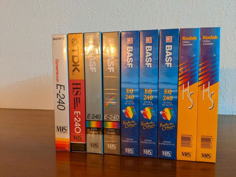 Videokassetten BASF, TDK, Kodak, Dynamicron NEU! in Nagold