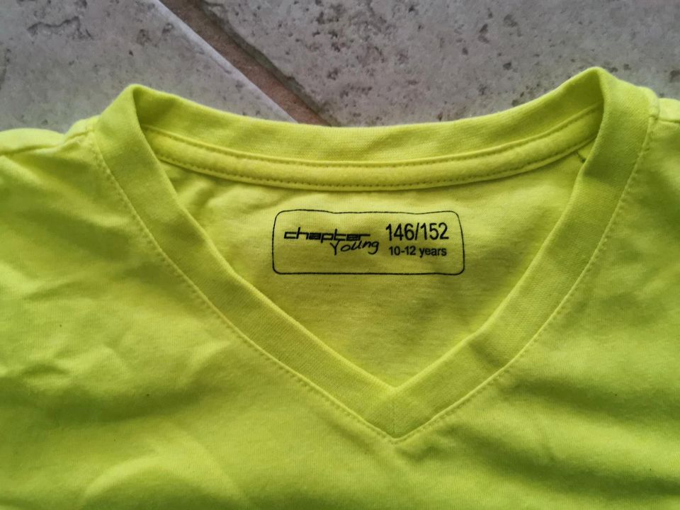 T-Shirt Sport-Shirt leuchtgrüngelb wNEU in Gr. 146 152 für 2,50€ in Frohburg