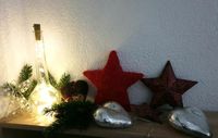 Weihnachtsdeko Weihnachts Deko Stern Lichterflasche  Engel Herz Nordrhein-Westfalen - Freudenberg Vorschau