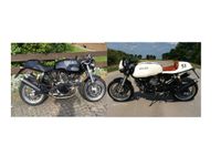 Ducati Sport 1000 Biposto schwarz incl. Café-Racer Umbausatz weiß Niedersachsen - Königslutter am Elm Vorschau