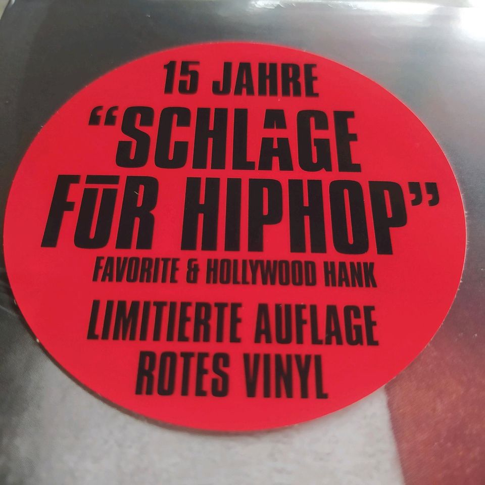Favorite & Hollywood Hank - Schläge für Hip Hop (LP) Red Vinyl in Köln