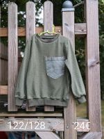 Waffeljersey Pullover 122/128 Handmade Neu Niedersachsen - Tostedt Vorschau