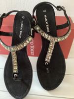 Marco Tozzi Sandale Gr. 42 NEU Zehentrenner schwarz Strass NP 50 Nordrhein-Westfalen - Recklinghausen Vorschau