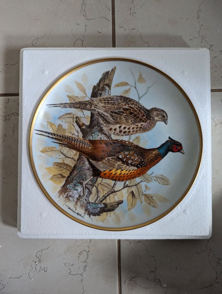 Sammelteller Porzellan Franklin Porcelain Gamebirds of the World in Marschacht