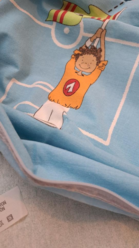 Kinder Bettwäsche Fußball TOP! 2x Kissen Dschungel-Buch gratis in Schopfheim